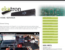 Tablet Screenshot of ekatron.com